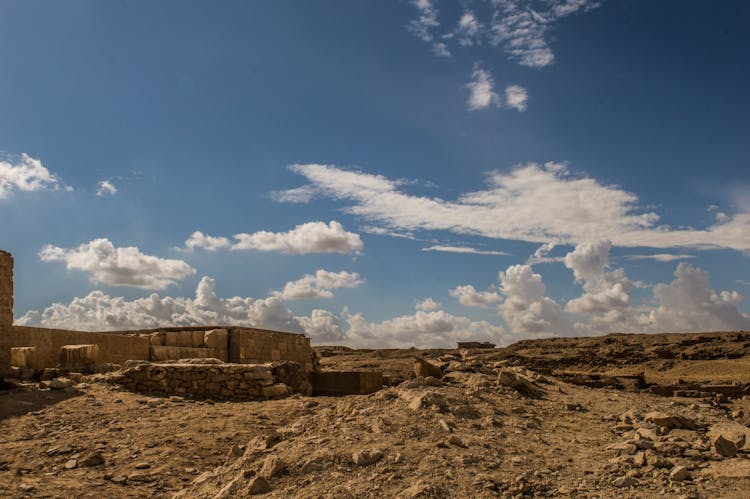 Ruins On Wasteland