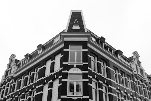 アムステルダム, コーナーハウス, コーナービルの無料の写真素材