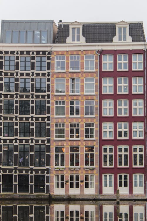 คลังภาพถ่ายฟรี ของ ยิงแนวตั้ง, หน้าอาคาร, อัมสเตอร์ดัม