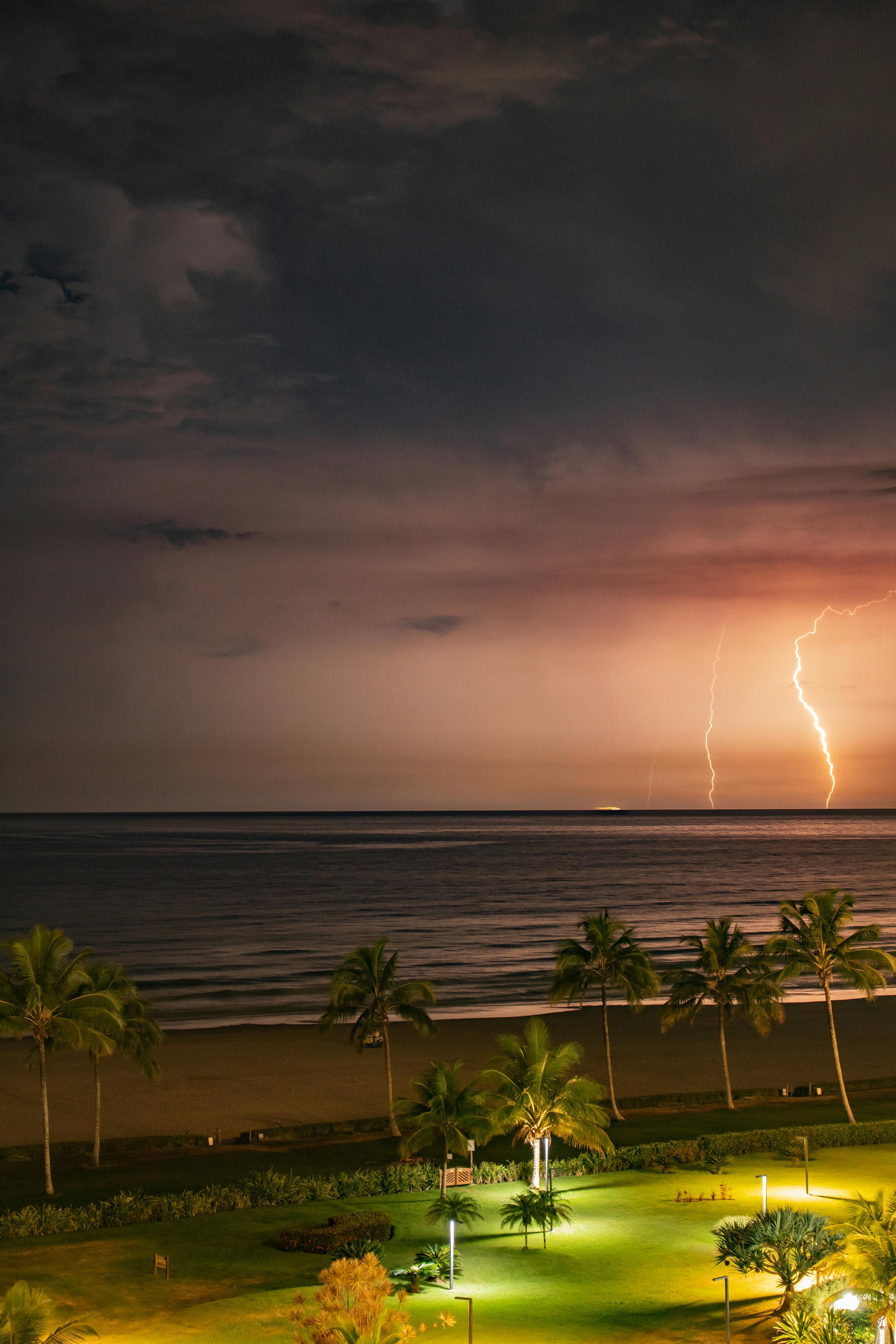 thunderstorm beach