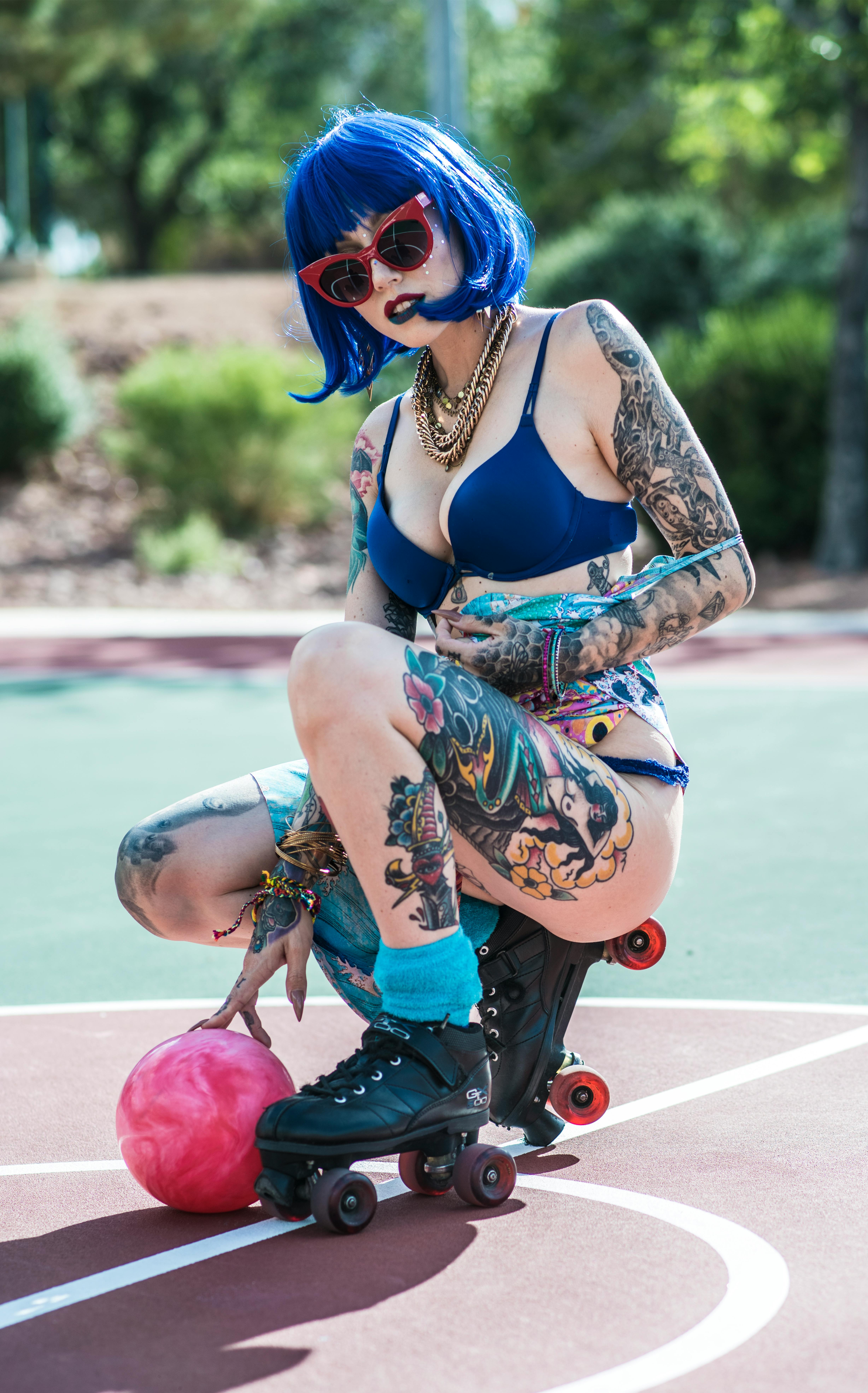 Realistic Roller Skate Tattoo by Planeta Tattoo