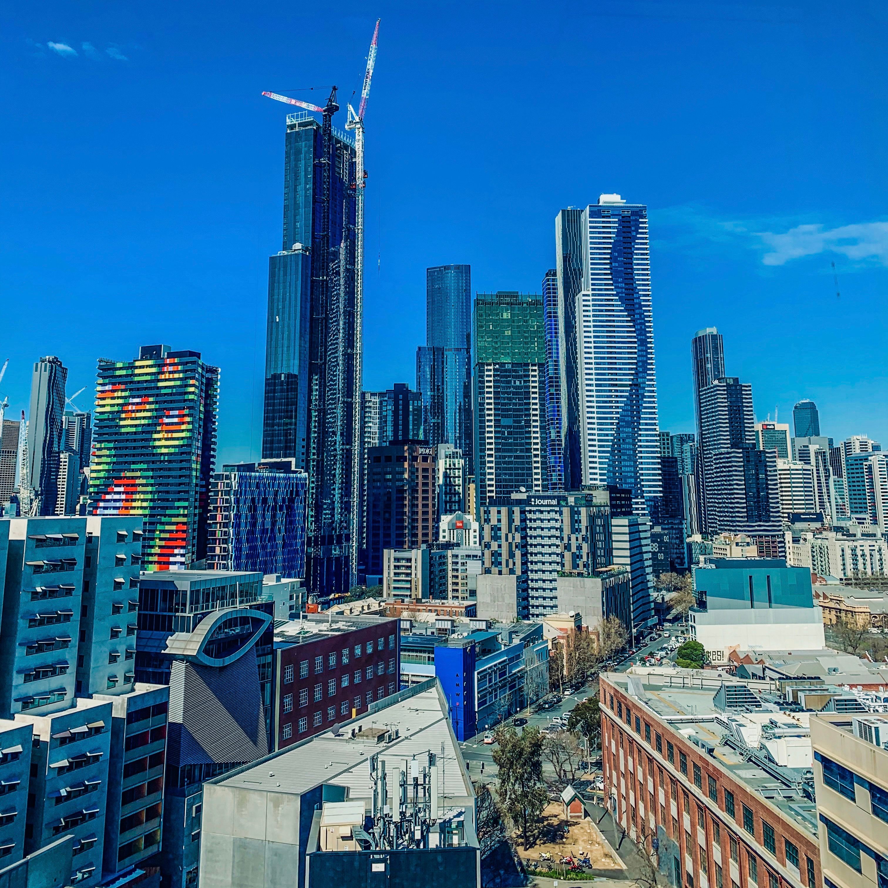 High Rise Buildings Under Blue Sky