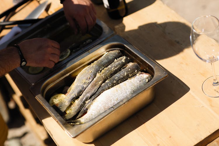 Fish In A Metal Container 