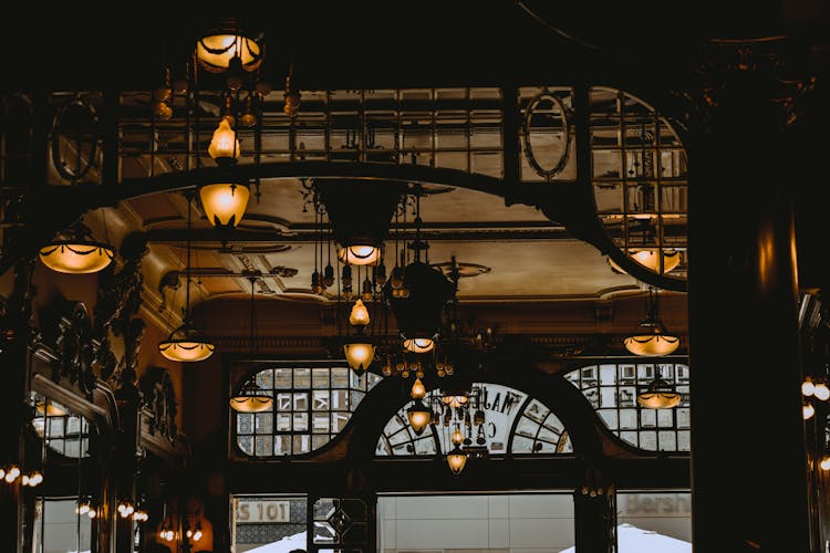 Ceiling In A Bar 