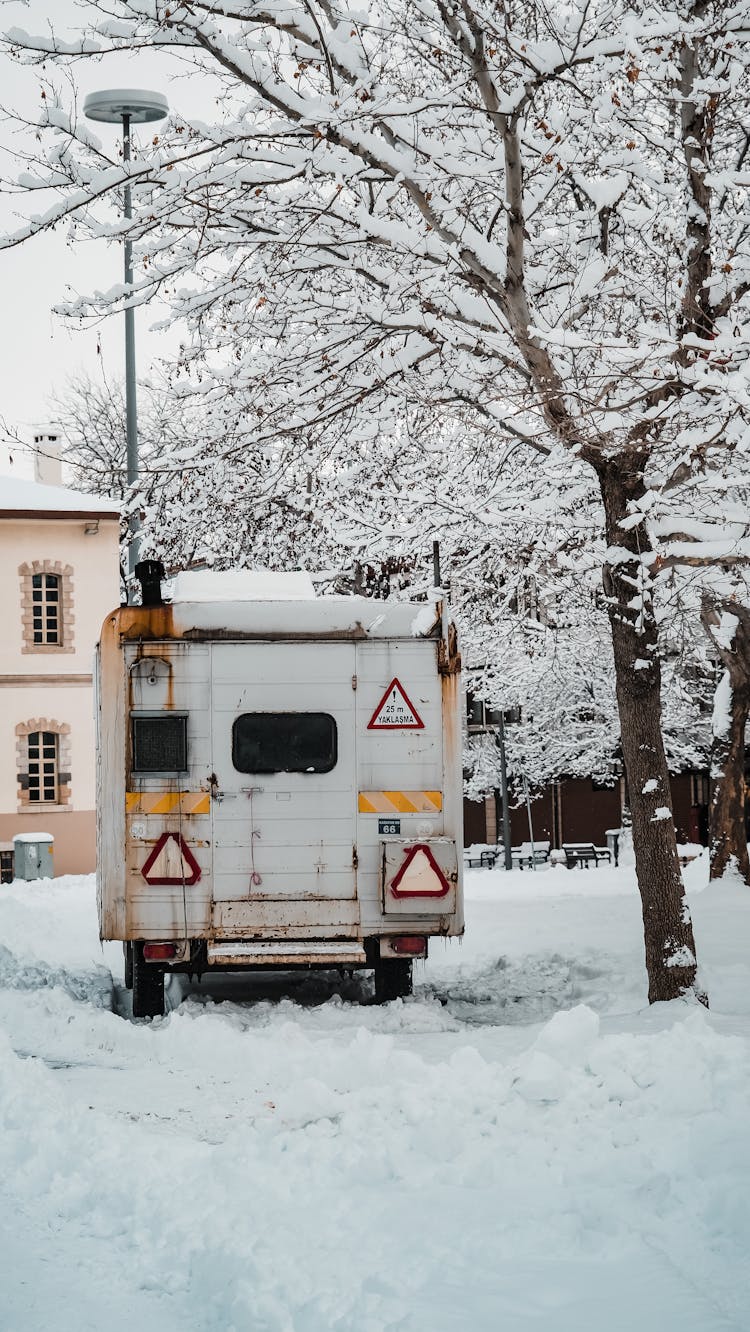 A Truck In Winter