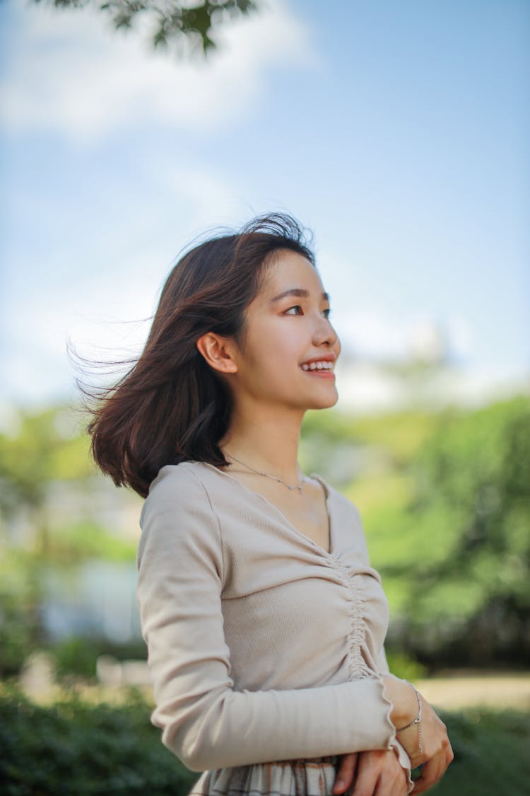 Young Woman Smiling 