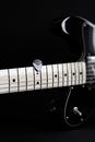 Black and Brown Electric Guitar