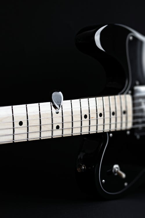 Free Close Up Photo of an Electric Guitar Stock Photo