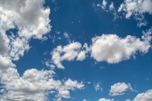 White Clouds and Blue Sky