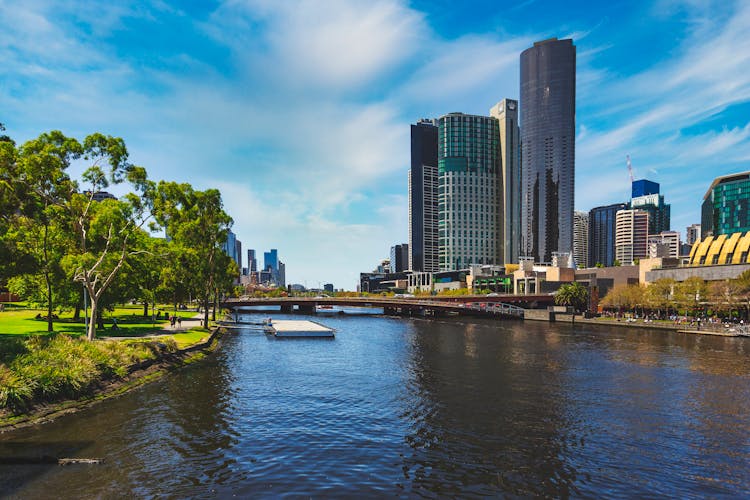 King Street Bridge Over Yarra River