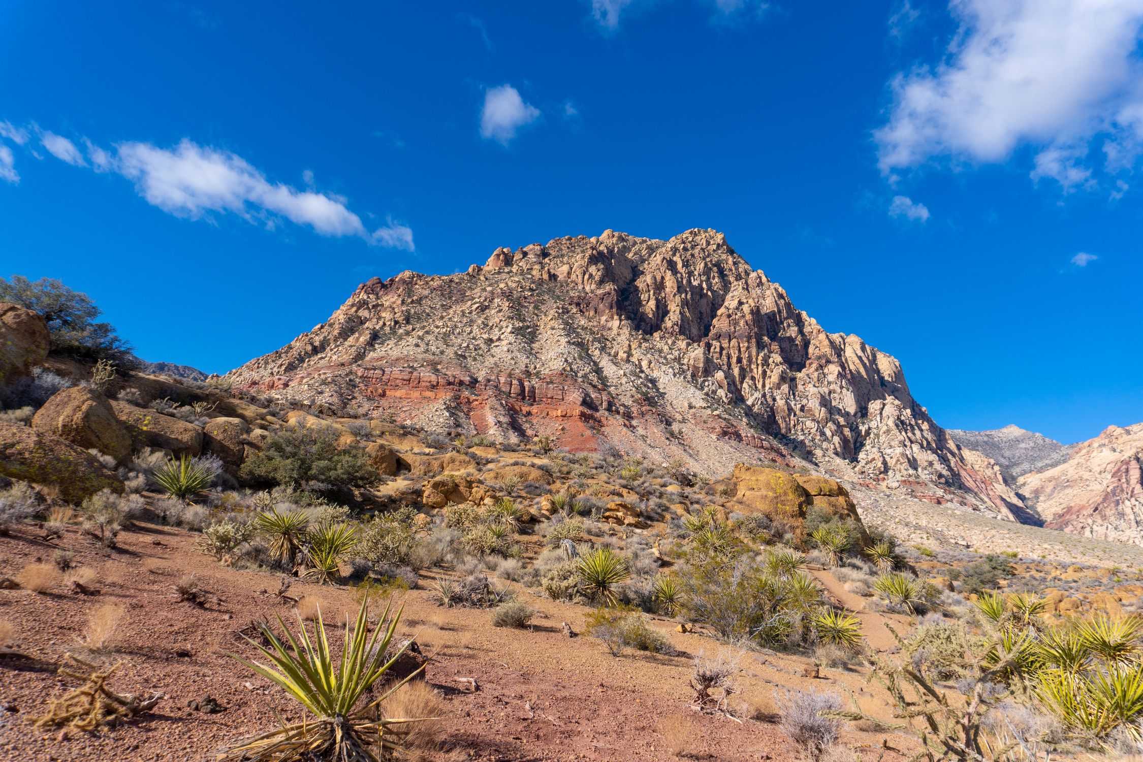 Mount Wilson Red Rock Canyon in Nevada · Free Stock Photo