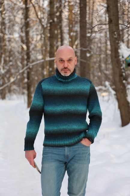Blusa de Frio Gola Alta Preta