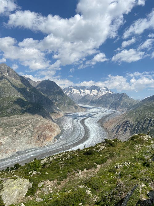 免费 伯尔尼阿尔卑斯山, 冰河, 垂直拍摄 的 免费素材图片 素材图片