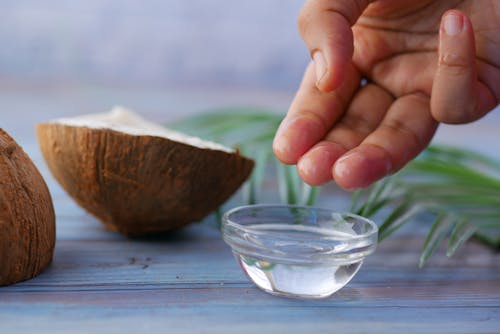Coconut oil as a natural radiant skin care for healthy skin