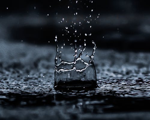 Free Water Droplet Digital Wallpaper Stock Photo