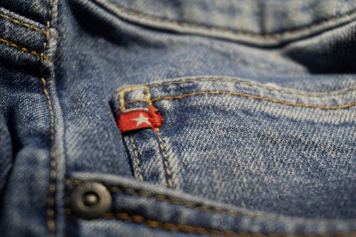 Free stock photo of big star, blue, blue jeans