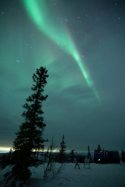 Free stock photo of aurora, aurora borealis, beautiful sky Stock Photo