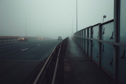 Sidewalk Beside an Asphalt Road