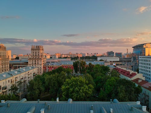 View of a Park in a City