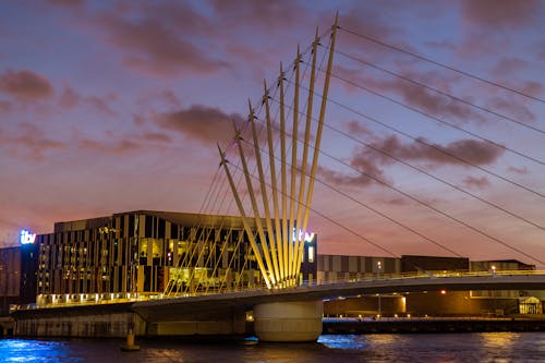 Media City Footbridge in Salford England