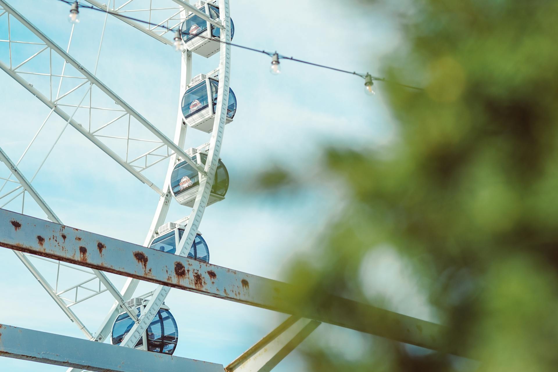 The Gondolas of St Louis Ferris Wheel in Missouri, United States