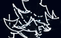 Blue and White Light Illustration