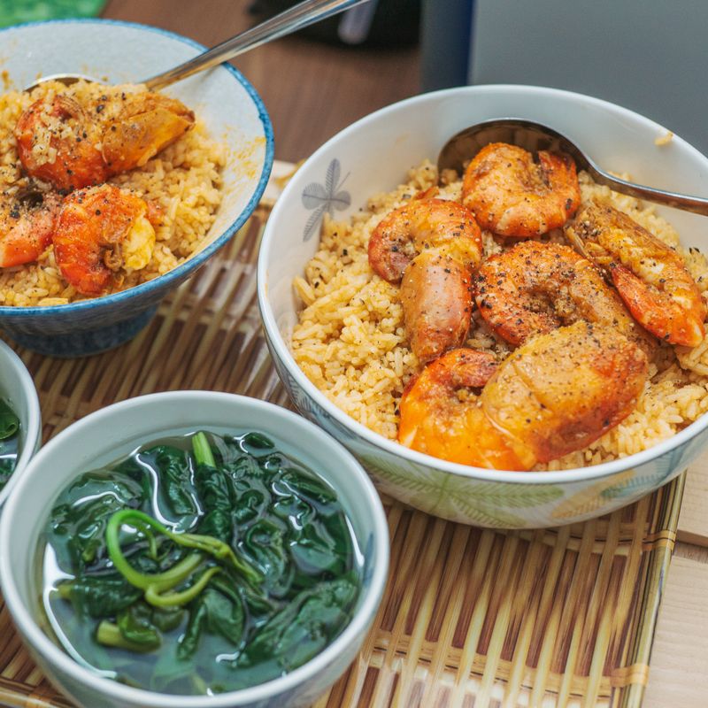 Spanish Gambas Al Ajillo Rice