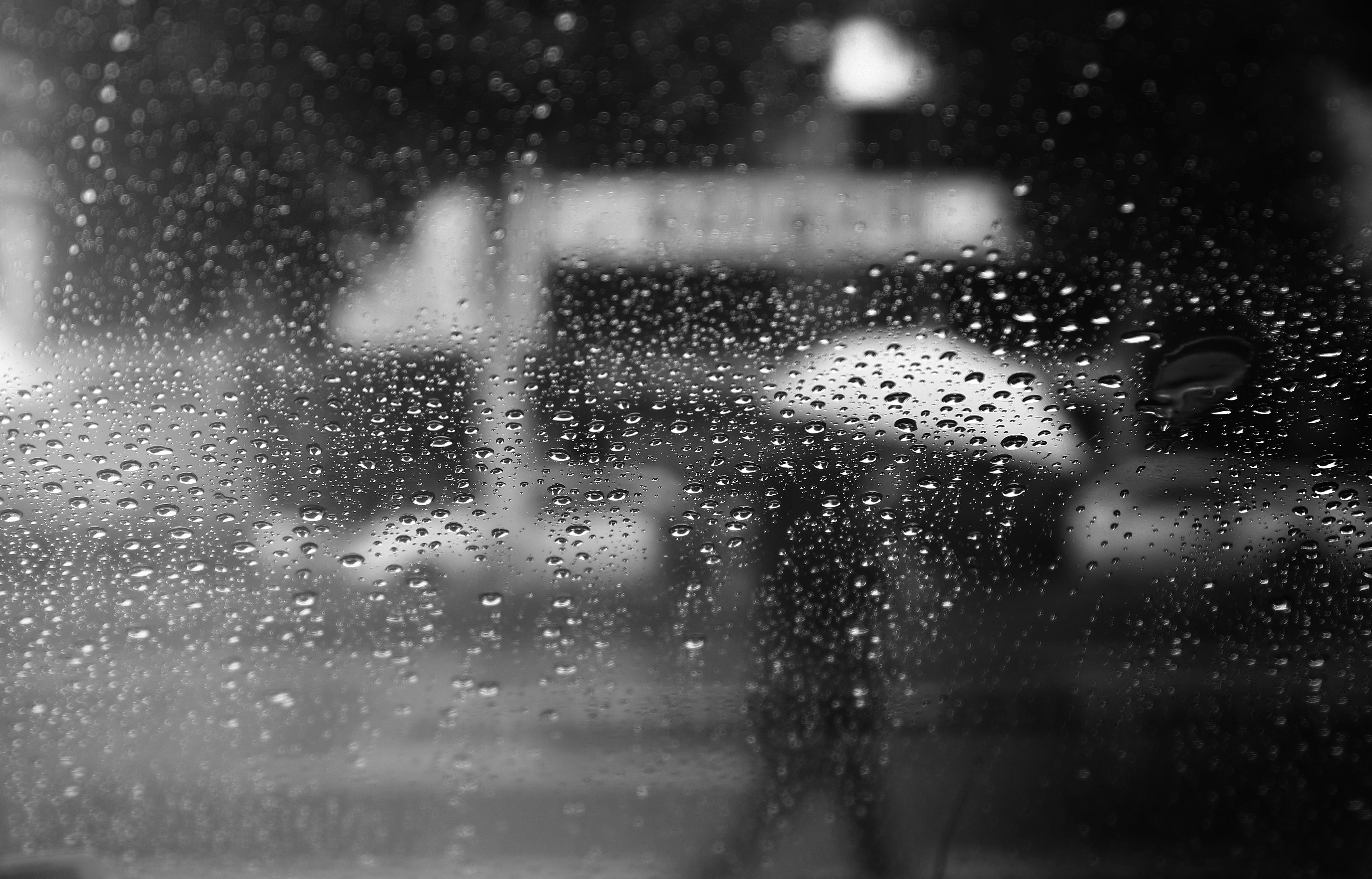 Walking In Rain Raindrops Window Black  White Photos Download The BEST  Free Walking In Rain Raindrops Window Black  White Stock Photos  HD Images