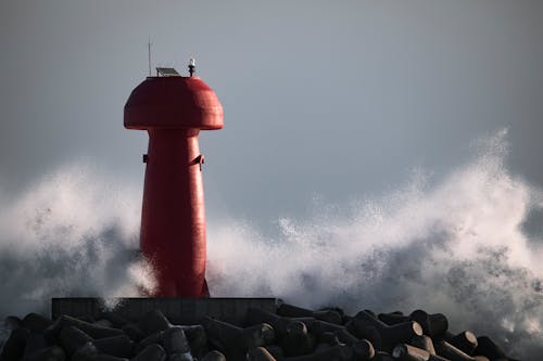 Photos gratuites de béton, brouillard, des bouées