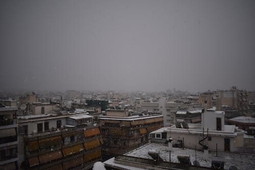 겨울, 그리스, 눈의 무료 스톡 사진
