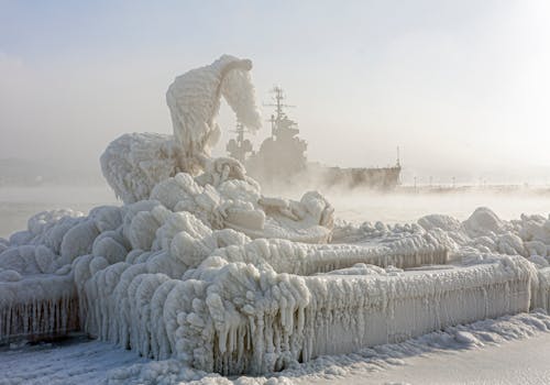 Foto d'estoc gratuïta de cobert de neu, congelat, constipat