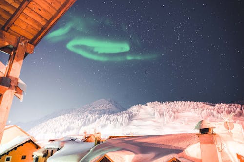 Gratis Fotos de stock gratuitas de al aire libre, arboles, Aurora boreal Foto de stock