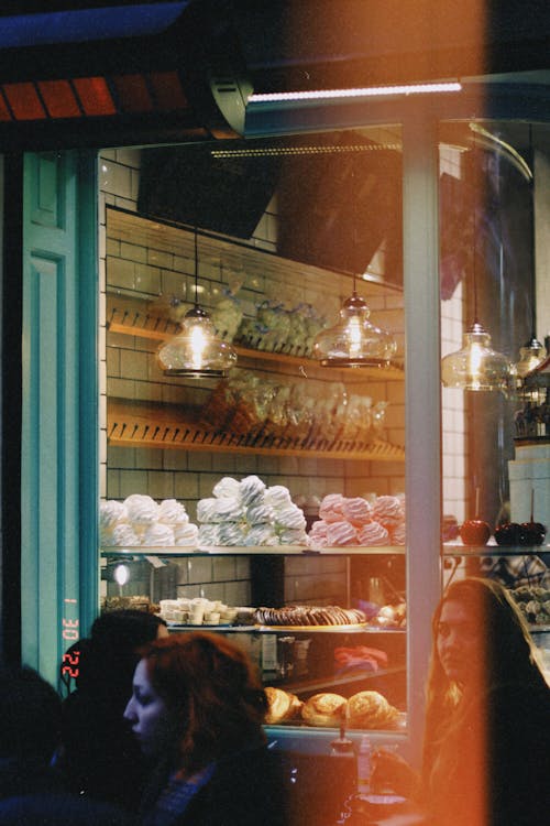 People Inside a Bakery Shop