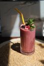 Close-up Photo of a Fruit Shake