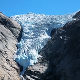 Blue glacier ice detail by Tom S. Engebretsen on Pexels