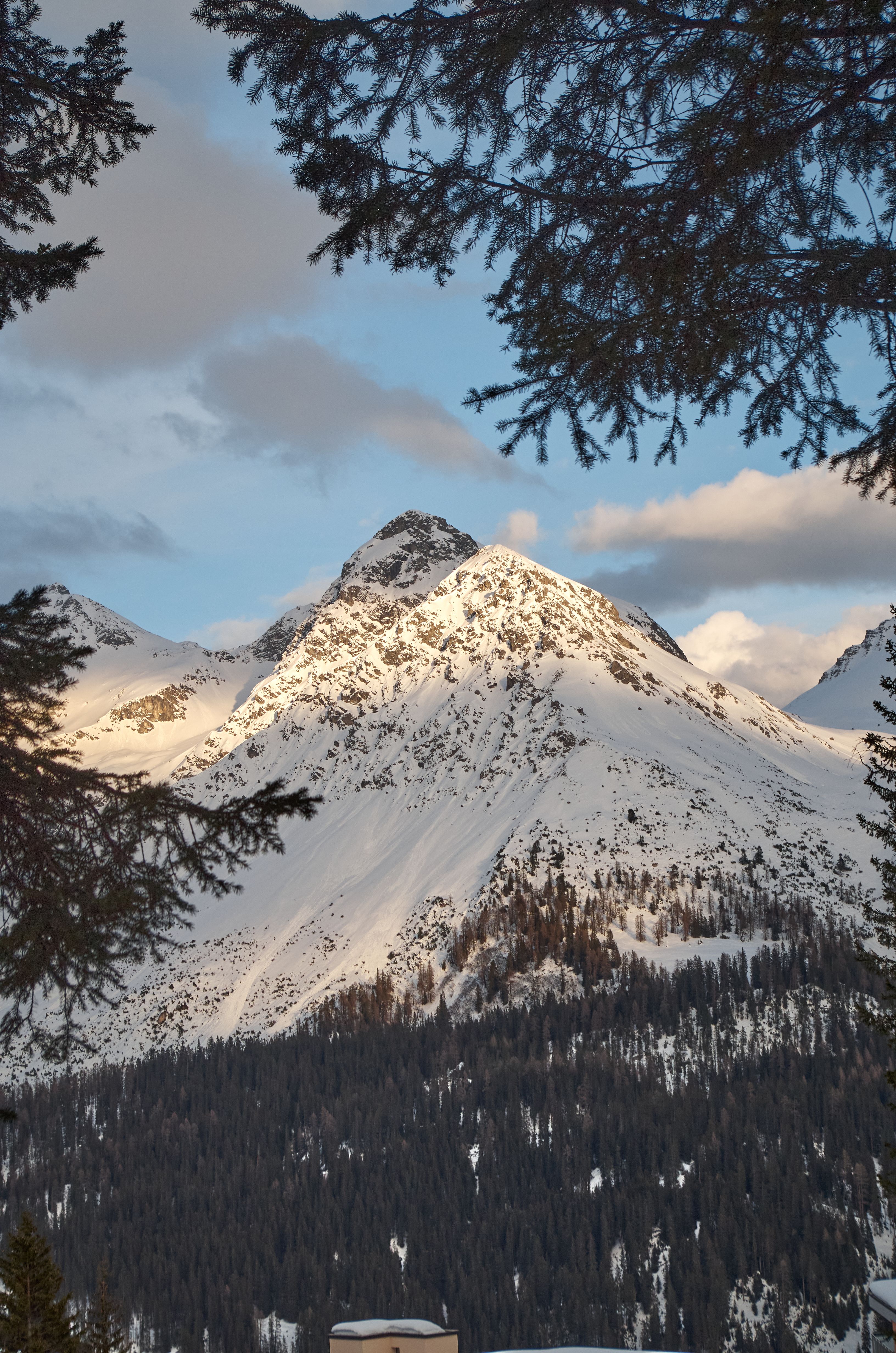 Snow Covered Mountains Under White Clouds · Free Stock Photo