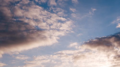 Free Scenic View of White Clouds in Blue Sky Stock Photo