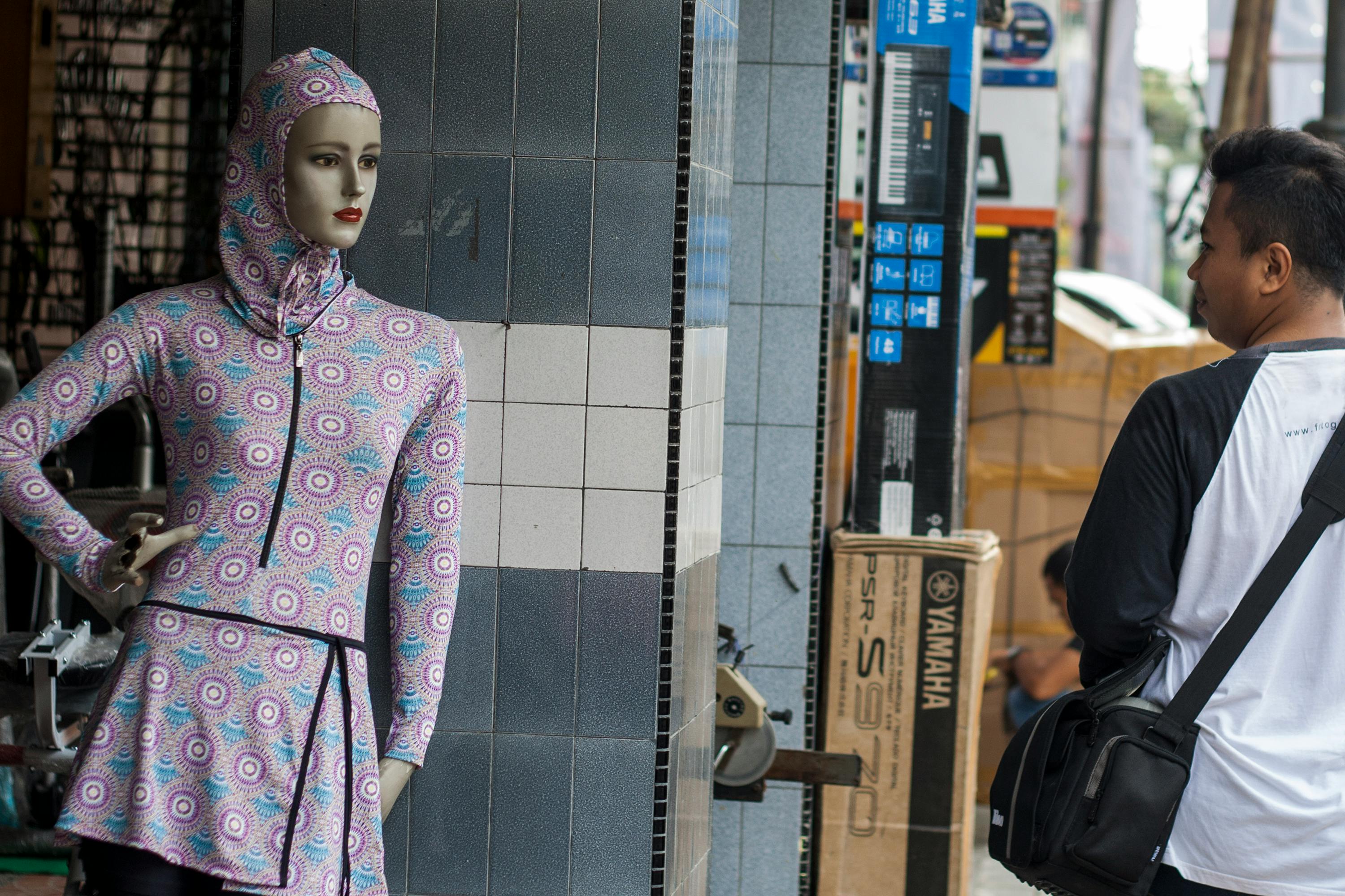 Free stock photo of mannequin, street, street artist