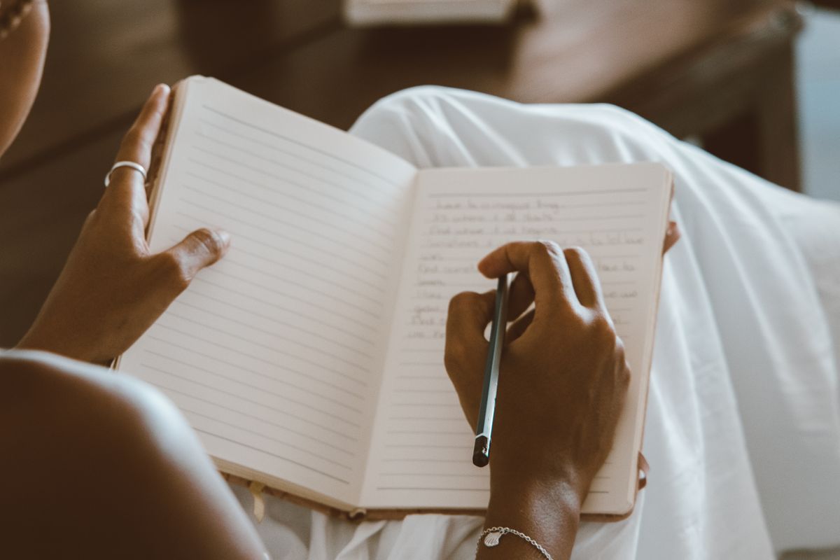 Notebook scene for a short reflection
