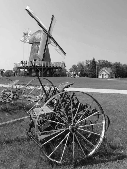 Free stock photo of windmill