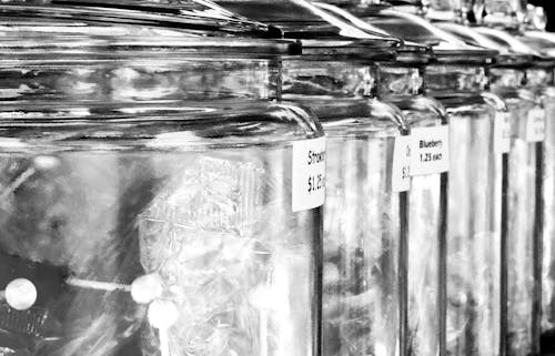 Free stock photo of candy, jars
