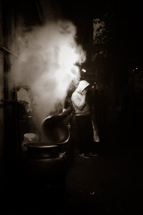 Photos gratuites de fumée, homme, inde