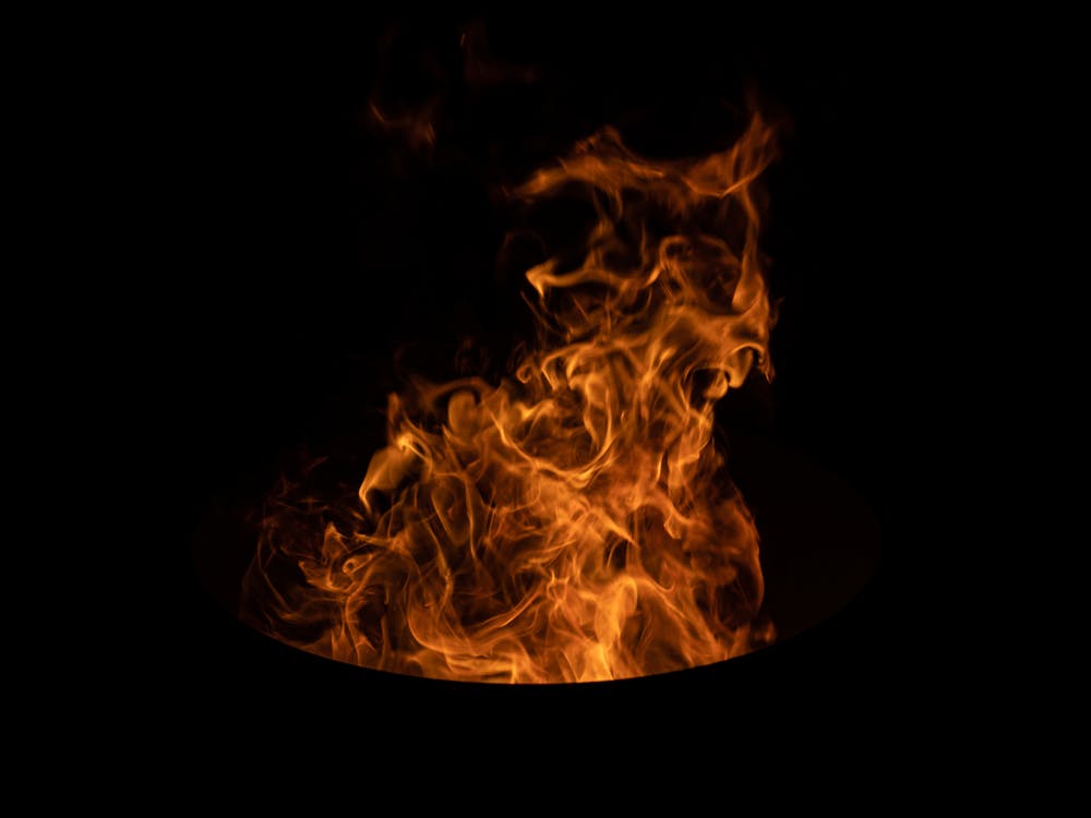 Fire Pit in Close-Up Photography