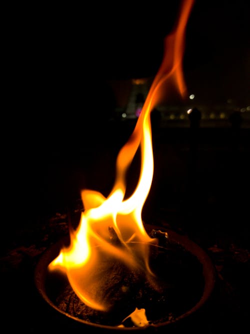 Free stock photo of fire background, lamp fire