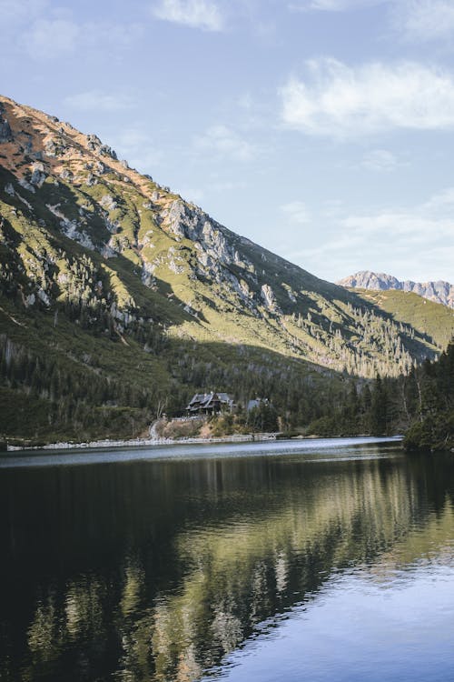 Základová fotografie zdarma na téma hora, jezero, kopec