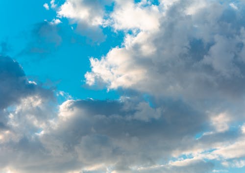 積雲, 雲, 青空の無料の写真素材
