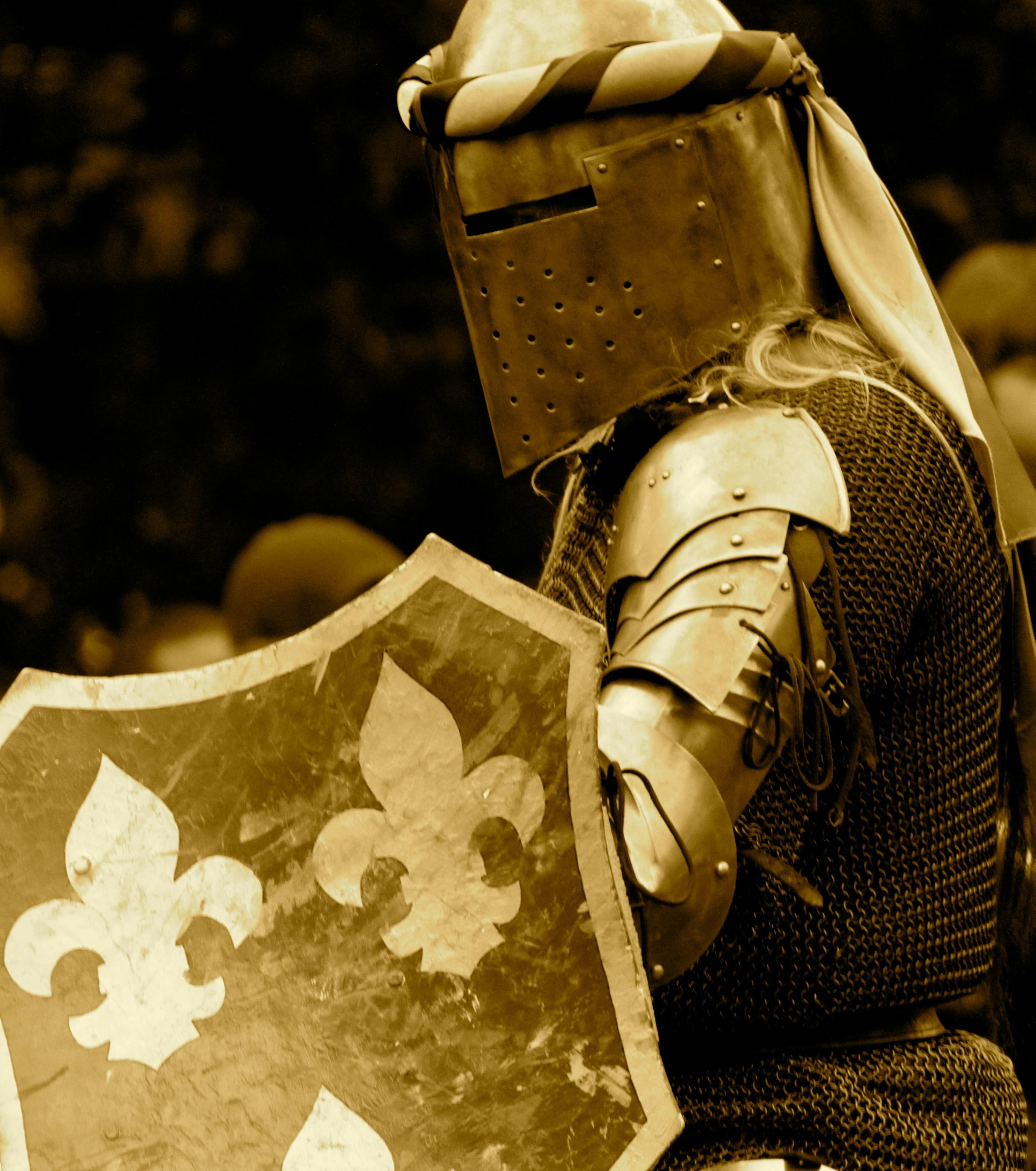 Free stock photo of knight, shield