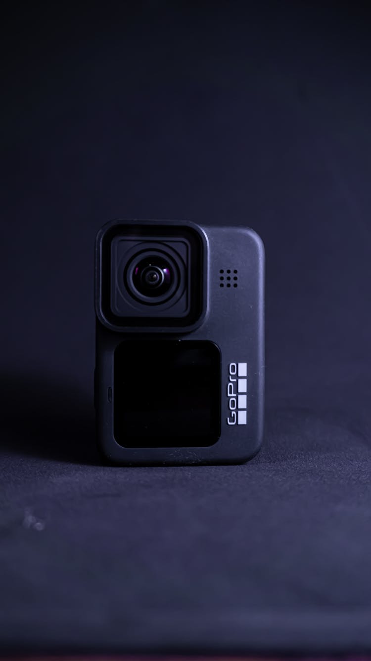 Close-up Shot Of Go Pro Device