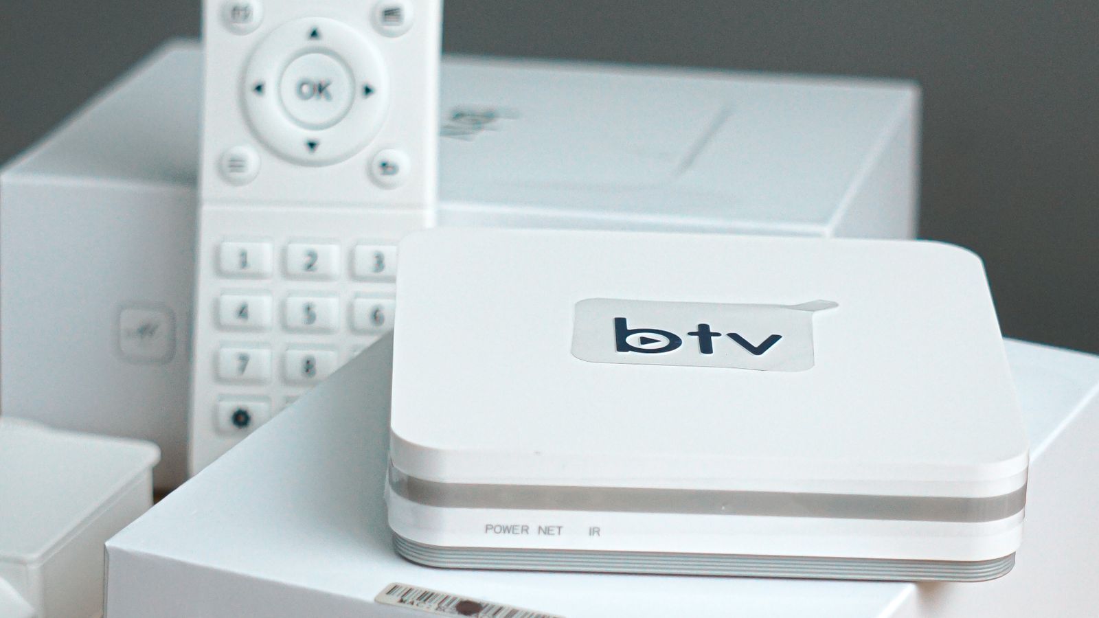 Smart television, remote control and compact home media equipment