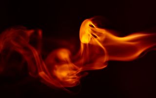 Flame-like smoke on black, photo by Marek Piwnicki on Pexels